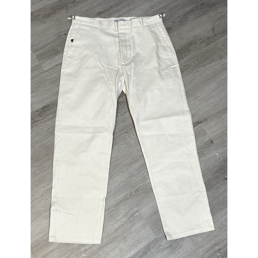 Zara White Chinos for Men
